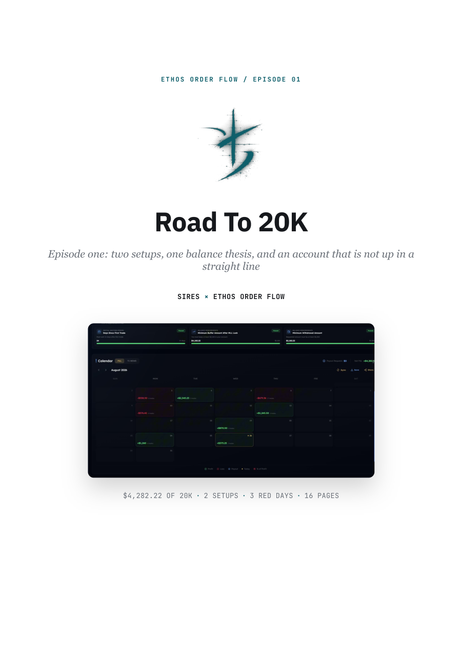 Road To 20K, Episode 1, first page