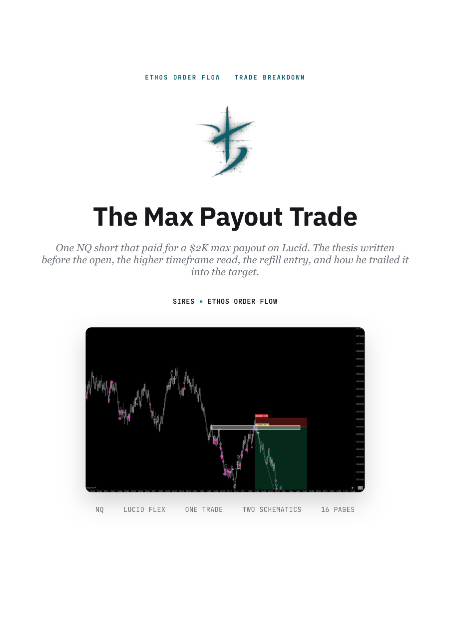 The Max Payout Trade, first page