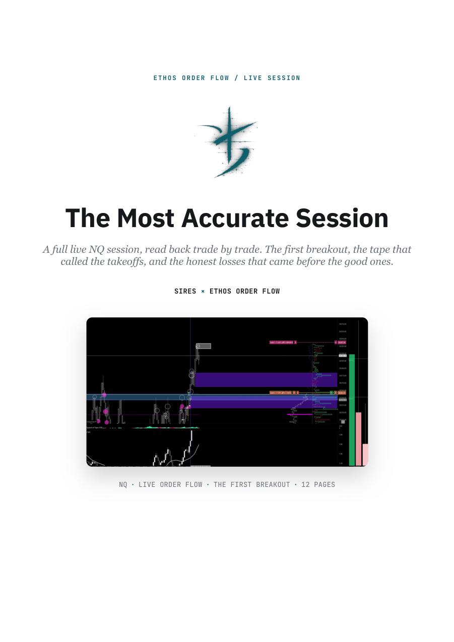 The Most Accurate Session, first page
