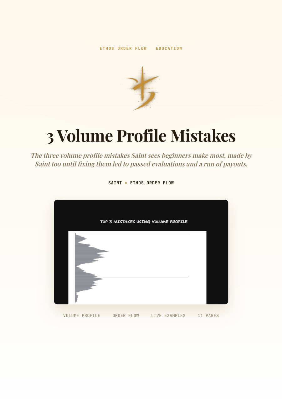 3 Volume Profile Mistakes, first page